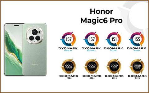 هاتف Honor Magic6 Pro يحقق أرقامًا قياسية