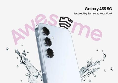 سامسونج تعلن عن هواتف الفئة المتوسطة Galaxy A55